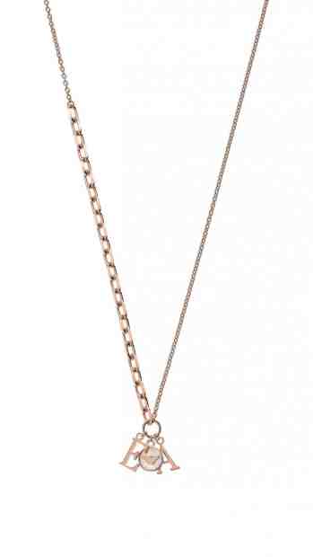 Emporio Armani Luxusní bronzový náhrdelník EG3384221 + 2 měsíce na vrácení zboží