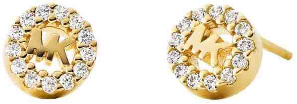 Michael Kors Stříbrné náušnice pecky s krystaly MKC1033AN710 + 2 měsíce na vrácení zboží