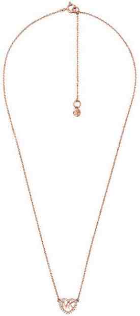 Michael Kors Stříbrný náhrdelník se srdíčkem MKC1244AN791 + 2 měsíce na vrácení zboží