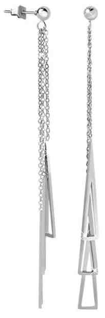 Troli Luxusní ocelové náušnice + 2 měsíce na vrácení zboží