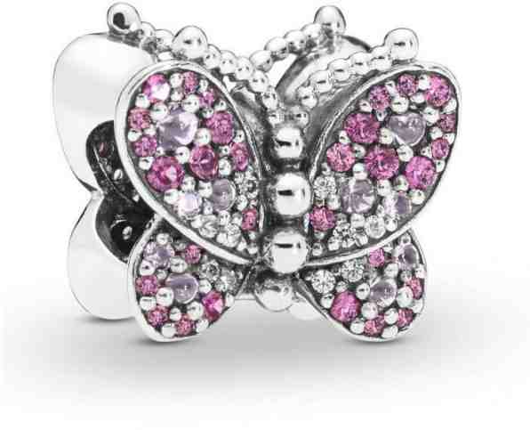 Pandora Střibrný klip Motýl 797882NCCMX + 2 měsíce na vrácení zboží