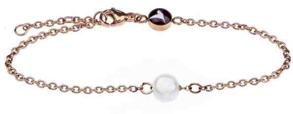 Emily Westwood Elegantní bronzový náramek s perličkou WB1009R + 2 měsíce na vrácení zboží