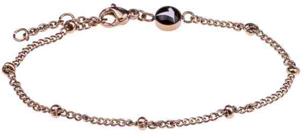 Emily Westwood Elegantní bronzový náramek s korálky WB1001R + 2 měsíce na vrácení zboží