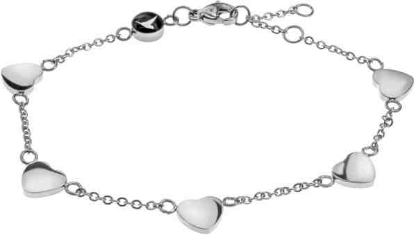 Emily Westwood Romantický ocelový náramek se srdíčky WB1020S + 2 měsíce na vrácení zboží