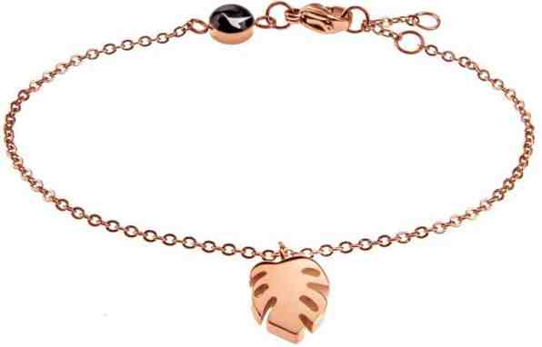 Emily Westwood Ocelový náramek s palmovým listem WB1023R + 2 měsíce na vrácení zboží