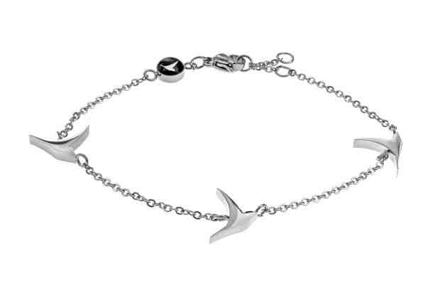 Emily Westwood Elegantní ocelový náramek s holubicemi WB1030S + 2 měsíce na vrácení zboží