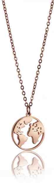 Emily Westwood Stylový náhrdelník s motivem světa WN1014R + 2 měsíce na vrácení zboží