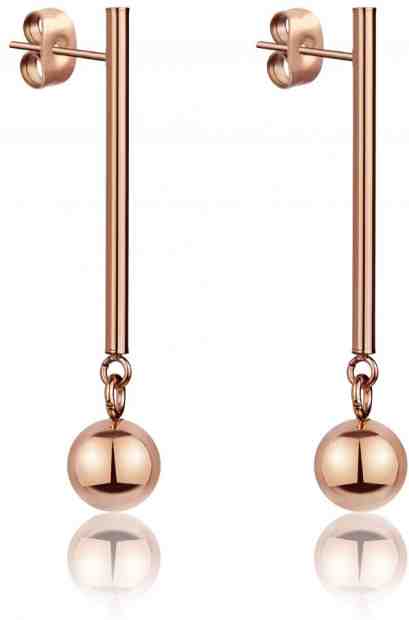 Emily Westwood Dlouhé ocelové náušnice WE1021R + 2 měsíce na vrácení zboží