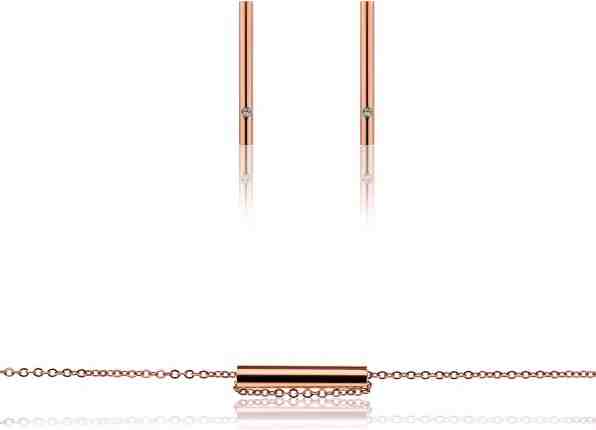 Emily Westwood Sada ocelových šperků WS032R (náušnice, náramek) + 2 měsíce na vrácení zboží