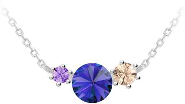 Preciosa Stříbrný náhrdelník Aronie 6138 64 + 2 měsíce na vrácení zboží