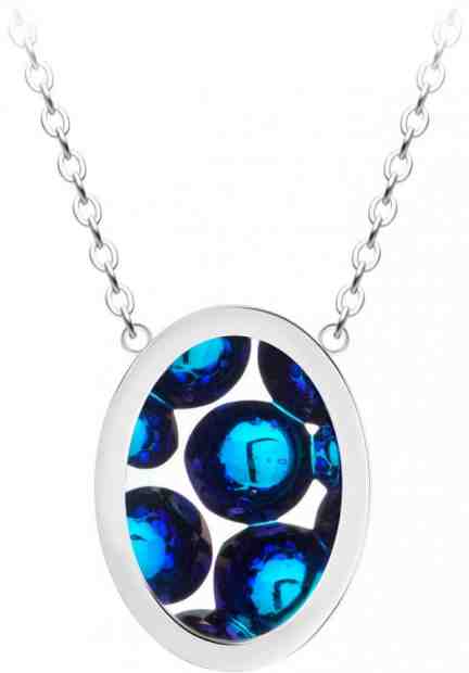 Preciosa Ocelový náhrdelník s třpytivým přívěskem Idared 7361 46 + 2 měsíce na vrácení zboží