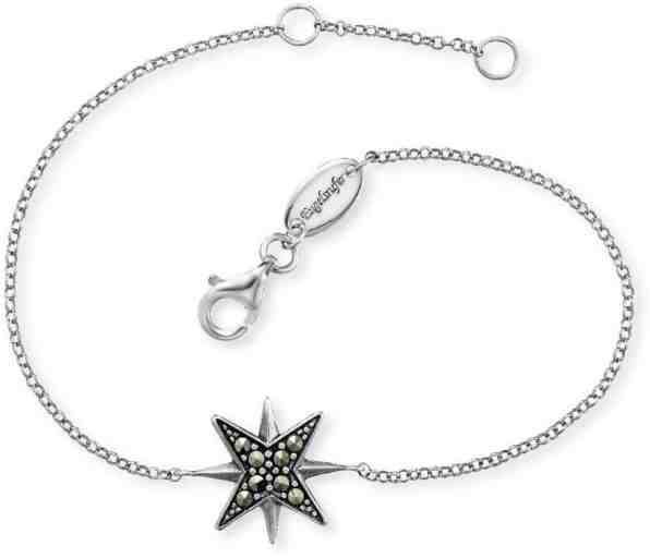 Engelsrufer Stříbrný náramek s markazity ERB-LILSTAR-MA + 2 měsíce na vrácení zboží