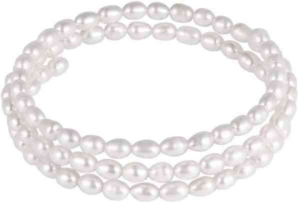 JwL Luxury Pearls Náramek z pravých bílých perel JL0569 + 2 měsíce na vrácení zboží