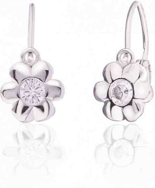 JVD Dětské stříbrné náušnice kytičky SVLE0225XD5BI00 + 2 měsíce na vrácení zboží