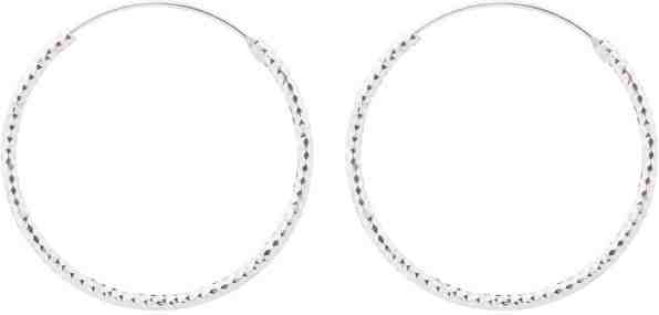 JVD Stříbrné náušnice kruhy SVLE0216XD500 5 cm + 2 měsíce na vrácení zboží