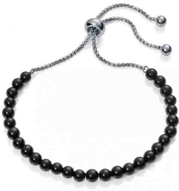 Viceroy Náramek s onyxovými korálky 75120P01010 + 2 měsíce na vrácení zboží