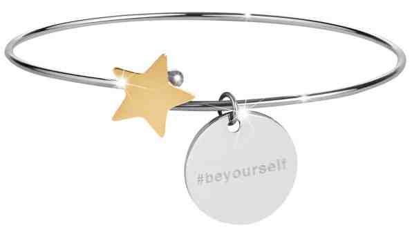 Troli Ocelový náramek s hvězdičkou stříbrný/zlatý + 2 měsíce na vrácení zboží
