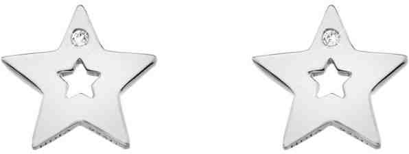 Hot Diamonds Stříbrné hvězdičkové náušnice s pravými diamanty Amulets DE587 + 2 měsíce na vrácení zboží