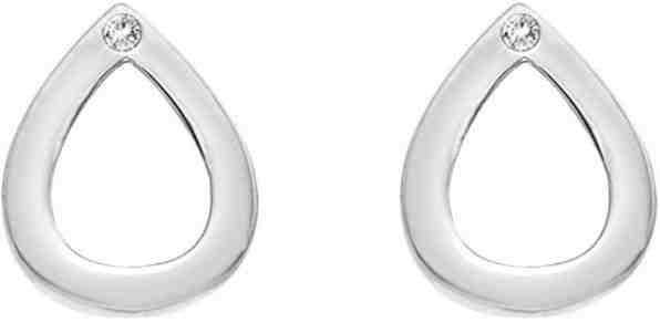 Hot Diamonds Stříbrné kapkové náušnice s pravými diamanty Amulets DE615 + 2 měsíce na vrácení zboží