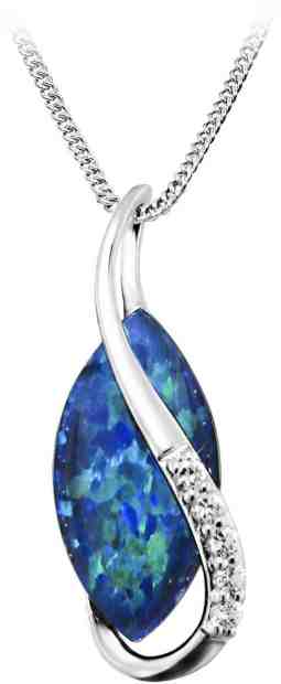 JVD Stříbrný přívěsek s opálem SVLP0040SH8O300 + 2 měsíce na vrácení zboží