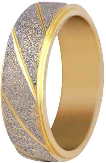 Troli Ocelový snubní prsten bicolor/třpytivý 67 mm + 2 měsíce na vrácení zboží