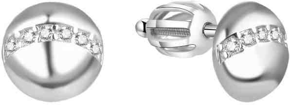 Beneto Stříbrné třpytivé náušnice AGUP1459S + 2 měsíce na vrácení zboží