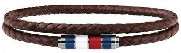 Tommy Hilfiger Pánský kožený náramek TH2790055 + 2 měsíce na vrácení zboží