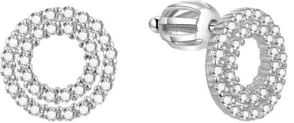 Beneto Stříbrné náušnice se zirkony AGUP1572S + 2 měsíce na vrácení zboží