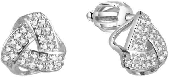 Beneto Stříbrné náušnice se zirkony AGUP1573S + 2 měsíce na vrácení zboží