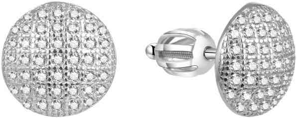 Beneto Stříbrné náušnice se zirkony AGUP1576S + 2 měsíce na vrácení zboží