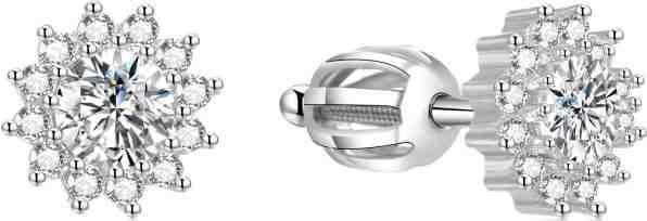 Beneto Stříbrné náušnice se zirkony AGUP1607S + 2 měsíce na vrácení zboží
