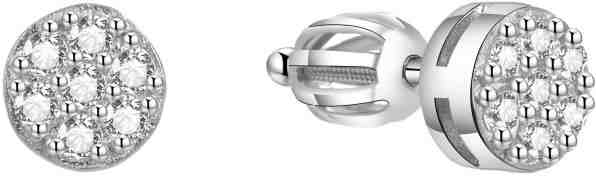 Beneto Stříbrné náušnice AGUP1663S + 2 měsíce na vrácení zboží