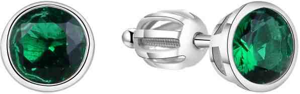 Beneto Stříbrné náušnice s třpytivým zirkonem AGUP1719S + 2 měsíce na vrácení zboží