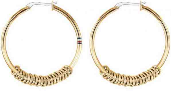 Tommy Hilfiger Moderní pozlacené náušnice TH2780215 + 2 měsíce na vrácení zboží