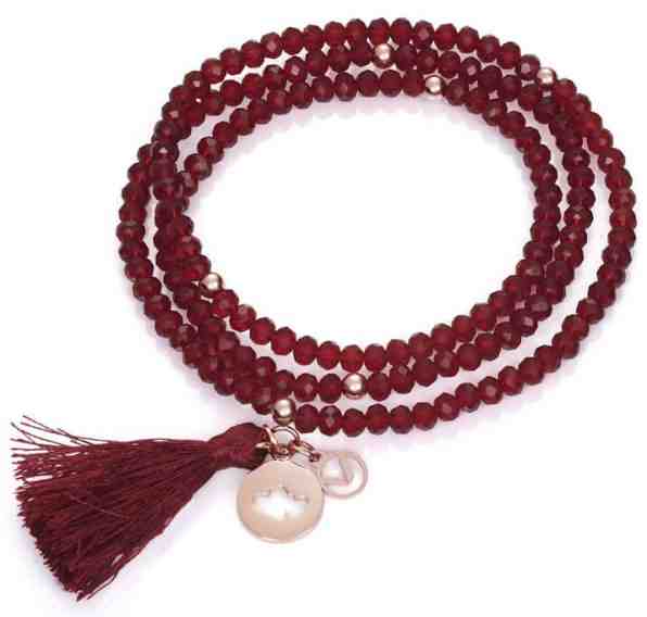 Viceroy Korálkový náramek se srdíčkem Kiss 15019P01017 + 2 měsíce na vrácení zboží