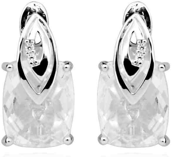 JVD Stříbrné náušnice s třpytivými kamínky SVLE0296SH8BI00 + 2 měsíce na vrácení zboží