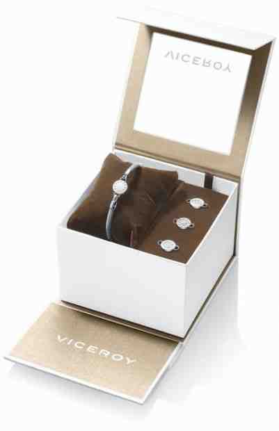 Viceroy Ocelový náramek s vyměnitelnými přívěsky Kiss 75071K01000 + 2 měsíce na vrácení zboží