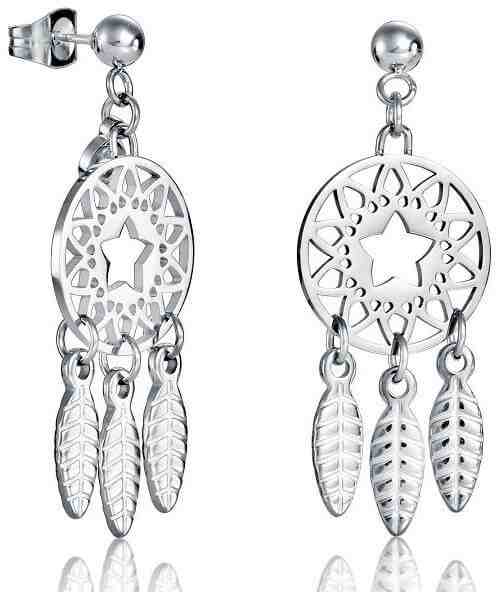 Viceroy Ocelové náušnice lapač snů Happiness 90047E01010 + 2 měsíce na vrácení zboží