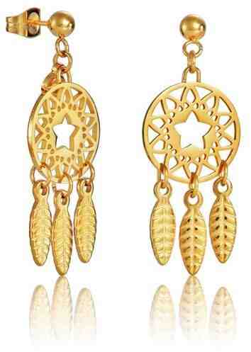 Viceroy Pozlacené náušnice lapač snů Happiness 90047E01012 + 2 měsíce na vrácení zboží