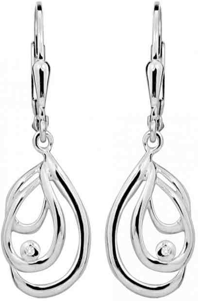 Art Diamond Stříbrné náušnice s diamanty DAGUC1242 + 2 měsíce na vrácení zboží