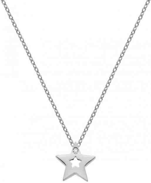 Hot Diamonds Stříbrný náhrdelník s hvězdičkou Amulets DP722 + 2 měsíce na vrácení zboží