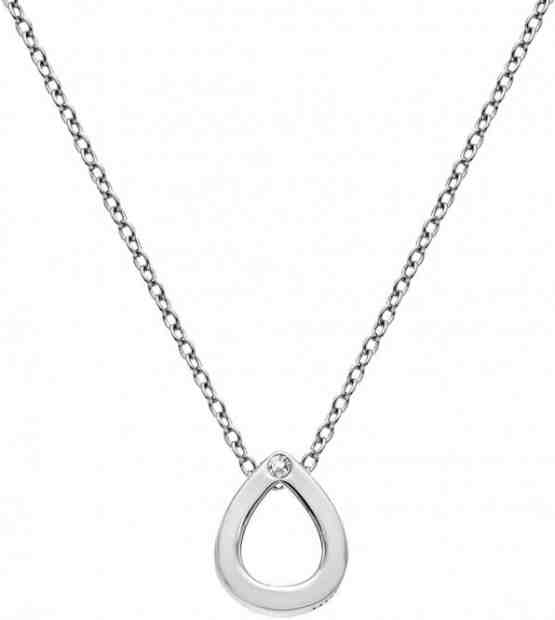 Hot Diamonds Stříbrný náhrdelník s kapkou Amulets DP746 + 2 měsíce na vrácení zboží