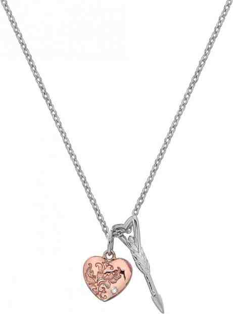 Hot Diamonds Stříbrný náhrdelník s diamantem Cupid DP750 + 2 měsíce na vrácení zboží