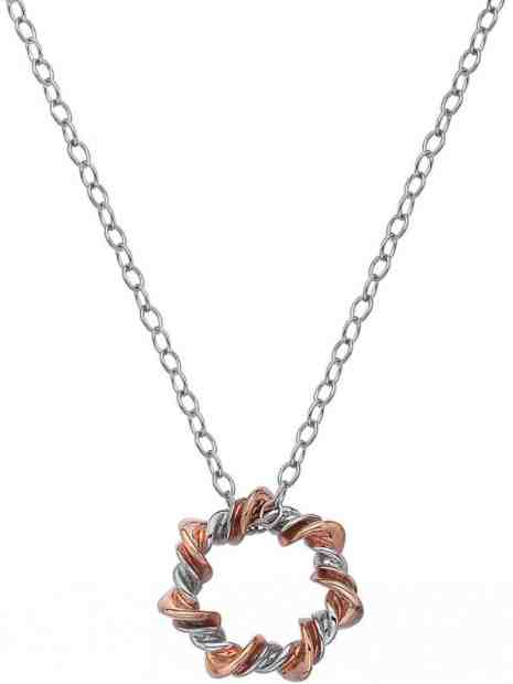 Hot Diamonds Stříbrný náhrdelník s diamantem Vine DP753 + 2 měsíce na vrácení zboží