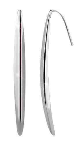 Troli Podlouhlé ocelové náušnice + 2 měsíce na vrácení zboží