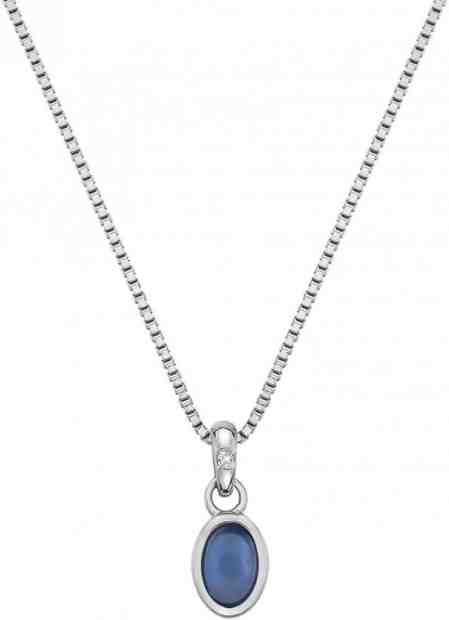 Hot Diamonds Stříbrný náhrdelník pro narozené v září Birthstone DP762 + 2 měsíce na vrácení zboží