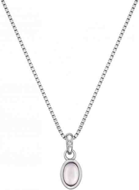 Hot Diamonds Stříbrný náhrdelník pro narozené v říjnu Birthstone DP763 + 2 měsíce na vrácení zboží