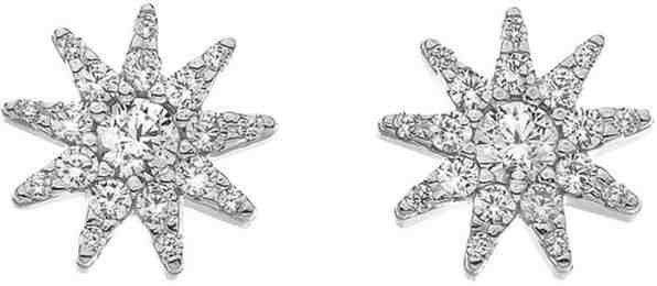 Hot Diamonds Třpytivé stříbrné náušnice Emozioni Stella EE037 + 2 měsíce na vrácení zboží