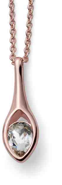 Oliver Weber Náhrdelník s třpytivým přívěskem Breath 12042RG + 2 měsíce na vrácení zboží