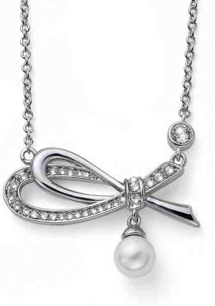 Oliver Weber Náhrdelník s mašličkou a perličkou Alegra 12018 + 2 měsíce na vrácení zboží